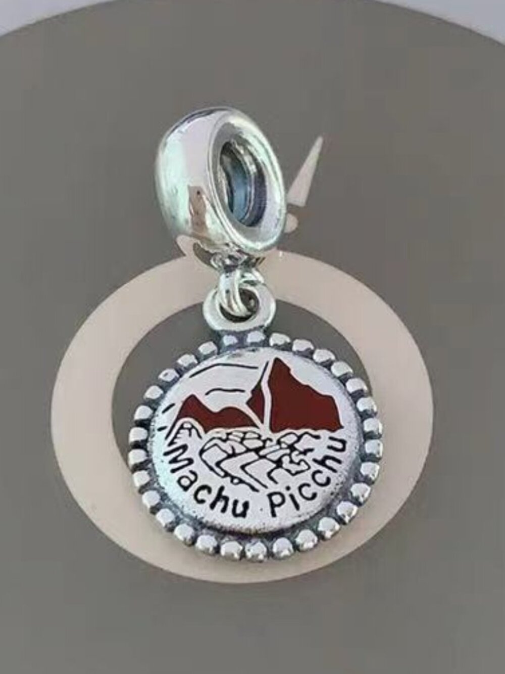 Pandora Machu Picchu Dangle Charm Peru‎ Travel Pendant s925 Sterling Silver